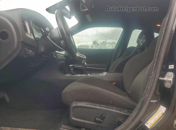 2C3CDXCT9KH757191 2019 DODGE CHARGER Black Front interior view