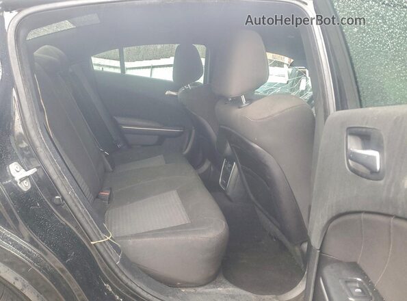 2C3CDXCT9KH757191 2019 DODGE CHARGER Black Rear seats view