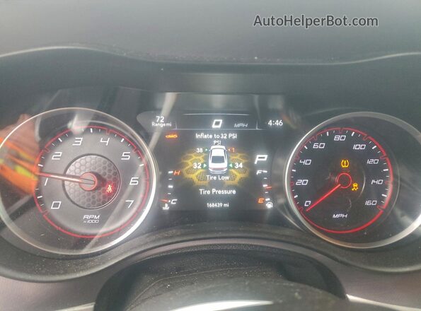 2C3CDXCT9KH757191 2019 DODGE CHARGER Black Instrument cluster view
