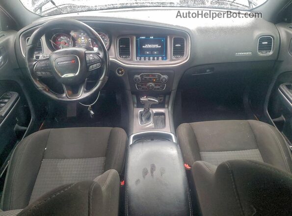 2C3CDXCT9KH757191 2019 DODGE CHARGER Black Dashboard view
