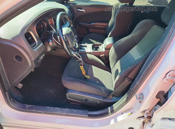 2C3CDXCT9LH150466 2020 DODGE CHARGER White Widok wnętrza z przodu