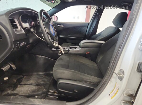 2C3CDXCT9LH215655 2020 DODGE CHARGER White Widok wnętrza z przodu