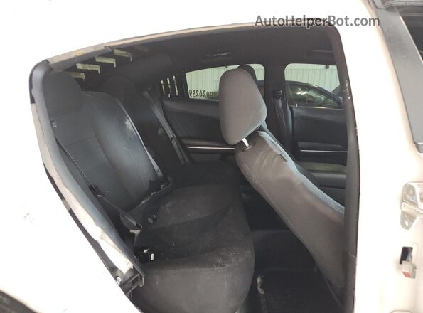 2C3CDXCT9LH215655 2020 DODGE CHARGER White Widok tylnych siedzeń