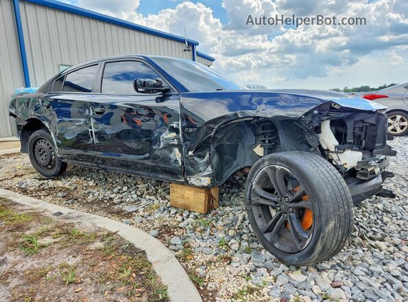 2C3CDXCT9MH584145 2021 DODGE CHARGER Black Առջևի աջ