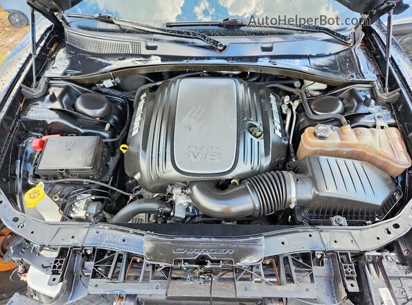 2C3CDXCT9MH584145 2021 DODGE CHARGER Black Սալոնի հետևի տեսք