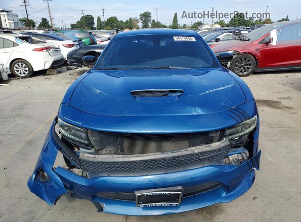 2C3CDXCT9MH629150 2021 DODGE CHARGER Blue Вид спереду