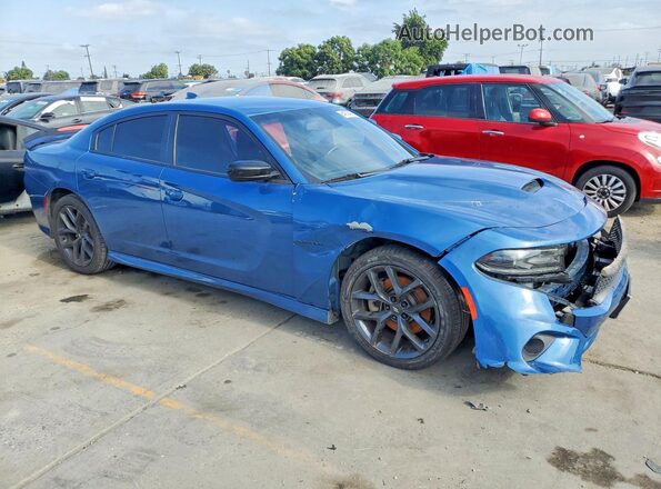 2C3CDXCT9MH629150 2021 DODGE CHARGER Blue Передня права чверть