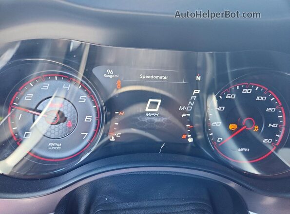 2C3CDXCT9MH629150 2021 DODGE CHARGER Blue Вид щитка приладів