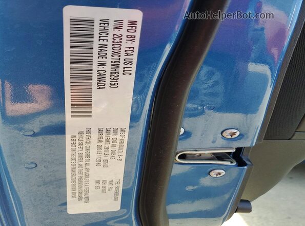 2C3CDXCT9MH629150 2021 DODGE CHARGER Blue Вид підкапотного простору