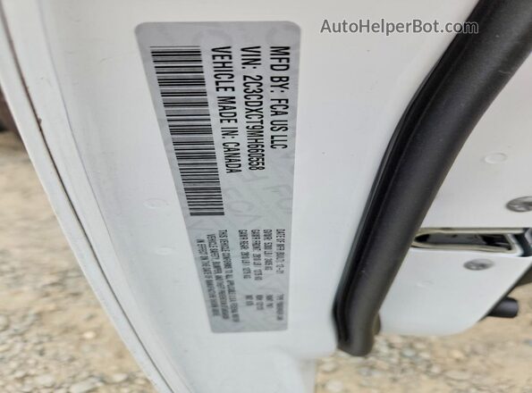 2C3CDXCT9MH660558 2021 DODGE CHARGER White ძრავის განყოფილების ხედი