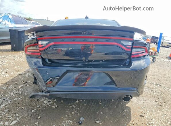 2C3CDXCT9NH220941 2022 DODGE CHARGER Black Вид ззаду