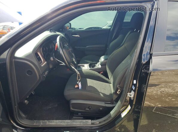 2C3CDXCT9NH220941 2022 DODGE CHARGER Black Вид салону спереду