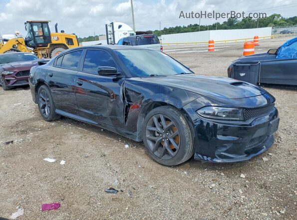 2C3CDXCT9NH220941 2022 DODGE CHARGER Black Передня права чверть