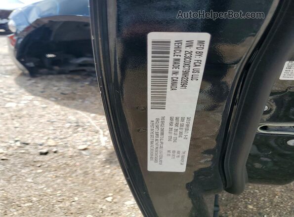 2C3CDXCT9NH220941 2022 DODGE CHARGER Black Вид підкапотного простору