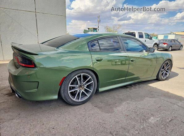 2C3CDXCT9PH648060 2023 DODGE CHARGER Green Rear right