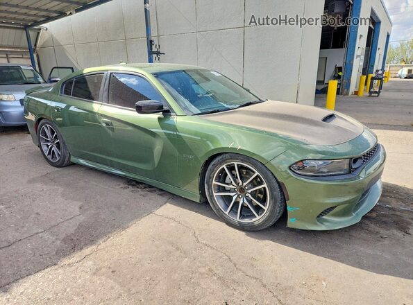 2C3CDXCT9PH648060 2023 DODGE CHARGER Green Front right
