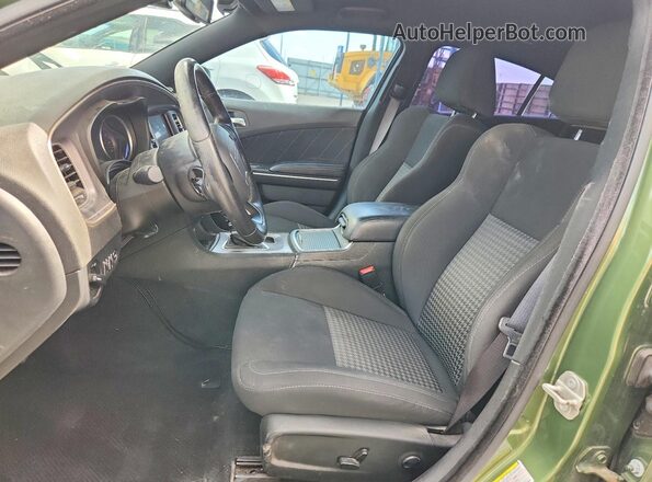 2C3CDXCT9PH648060 2023 DODGE CHARGER Green Front interior view
