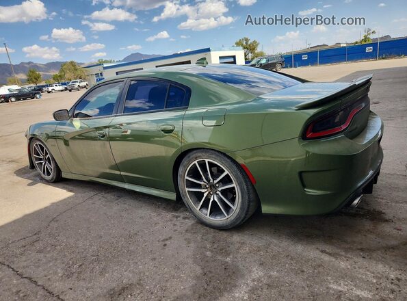 2C3CDXCT9PH648060 2023 DODGE CHARGER Green Rear left