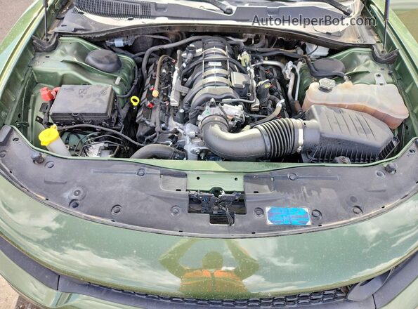 2C3CDXCT9PH648060 2023 DODGE CHARGER Green Rear interior view
