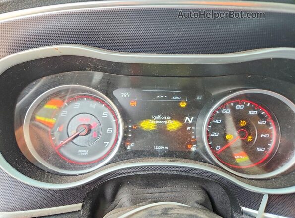 2C3CDXCTXGH186396 2016 DODGE CHARGER Black Սարքավորումների վահանակի տեսք