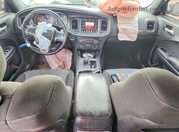 2C3CDXCTXGH186396 2016 DODGE CHARGER Black Առջևի վահանակի տեսք