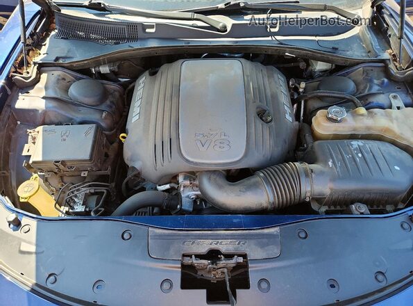 2C3CDXCTXGH237671 2016 DODGE CHARGER Blue უკანა სალონის ხედი