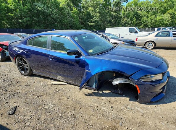 2C3CDXCTXGH237671 2016 DODGE CHARGER Blue წინა მარჯვენა
