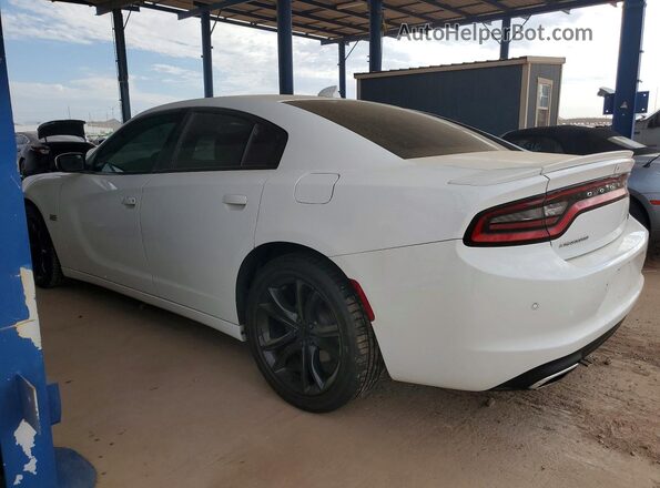 2C3CDXCTXGH247391 2016 DODGE CHARGER White Задня ліва чверть