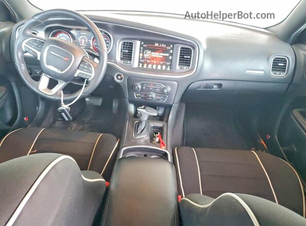 2C3CDXCTXGH247391 2016 DODGE CHARGER White Вид панелі приладів