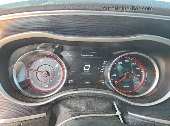 2C3CDXCTXHH551189 2017 DODGE CHARGER Серебряный Вид щитка приборов