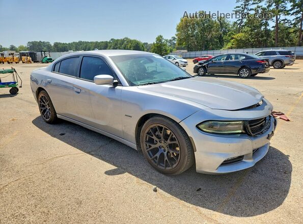 2C3CDXCTXHH551189 2017 DODGE CHARGER Серебряный Передняя правая четверть