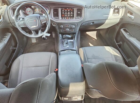 2C3CDXCTXHH572253 2017 DODGE CHARGER Gray Dashboard view
