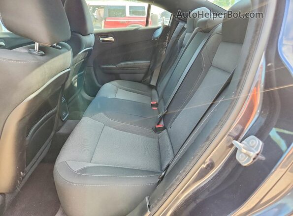 2C3CDXCTXHH572253 2017 DODGE CHARGER Gray Rear seats view
