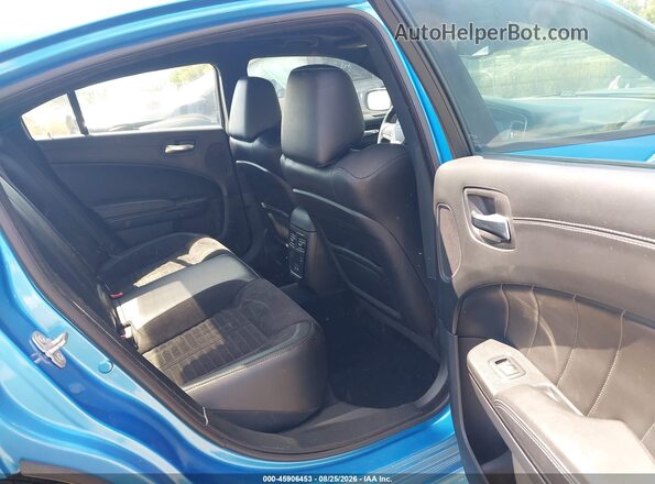 2C3CDXCTXKH553967 2019 DODGE CHARGER Синий Вид наклейки с VIN-кодом