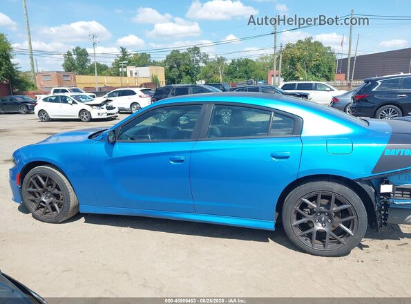 2C3CDXCTXKH553967 2019 DODGE CHARGER Синий Панорамный вид салона 360°
