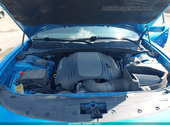 2C3CDXCTXKH553967 2019 DODGE CHARGER Синий Вид сзади