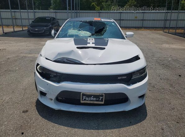 2C3CDXCTXLH208410 2020 DODGE CHARGER White Դիմացի տեսք
