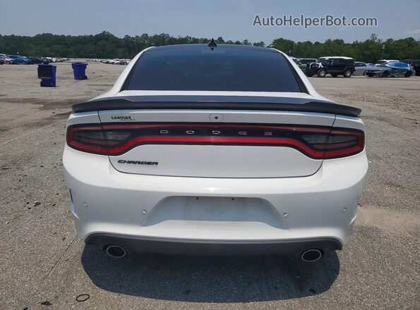 2C3CDXCTXLH208410 2020 DODGE CHARGER White Հետևի տեսք