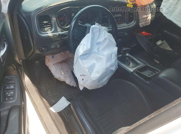 2C3CDXCTXLH208410 2020 DODGE CHARGER White Առջևի վահանակի տեսք