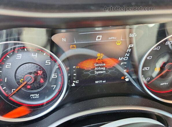 2C3CDXCTXLH208956 2020 DODGE CHARGER Blue ხელსაწყოთა პანელის ხედი