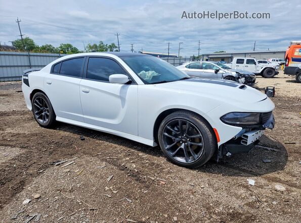 2C3CDXCTXMH553129 2021 DODGE CHARGER White Przód prawy