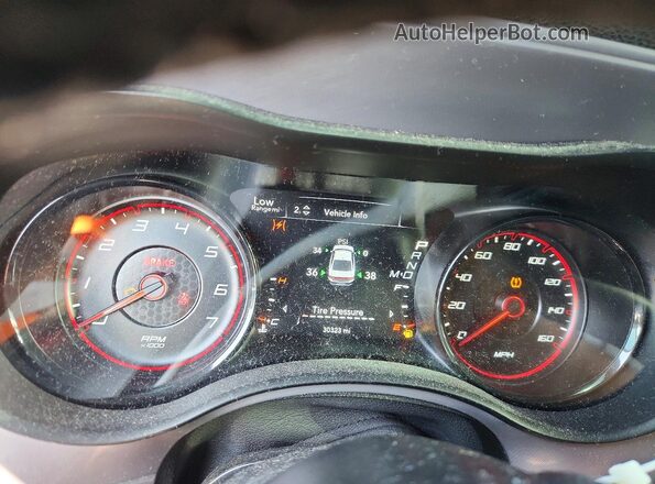 2C3CDXCTXPH613267 2023 DODGE CHARGER Black Widok zestawu wskaźników