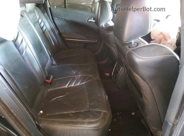 2C3CDXEJ0GH285773 2016 DODGE CHARGER Black უკანა სავარძლების ხედი