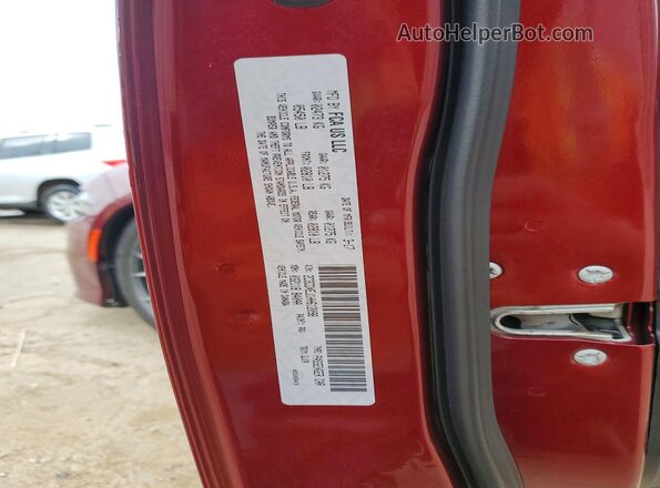 2C3CDXEJ1HH612098 2017 DODGE CHARGER Burgundy Вид наклейки з VIN-кодом