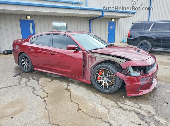 2C3CDXEJ1HH612098 2017 DODGE CHARGER Burgundy Передня права чверть