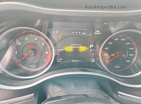 2C3CDXEJ2GH165926 2016 DODGE CHARGER Серый Вид щитка приборов