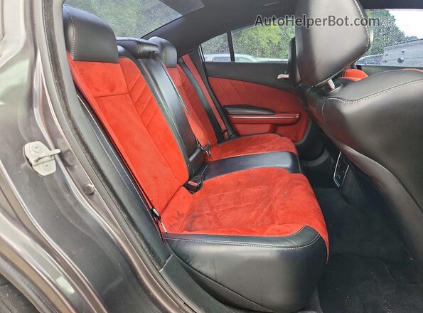 2C3CDXEJ2GH165926 2016 DODGE CHARGER Серый Вид задних сидений