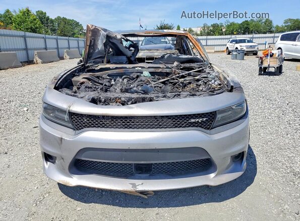 2C3CDXEJ3HH505022 2017 DODGE CHARGER Серебряный Вид спереди