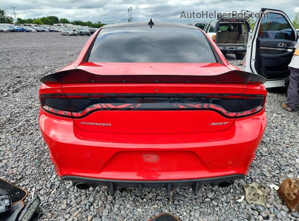 2C3CDXEJ4GH150831 2016 DODGE CHARGER Red უკანა ხედი