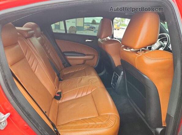 2C3CDXEJ4GH150831 2016 DODGE CHARGER Red უკანა სავარძლების ხედი